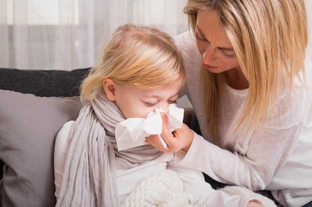 Симптомы насморка у детей